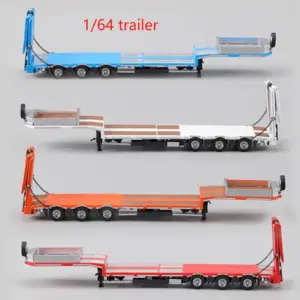 1:64 Flatbed Truck Trailer Diecast Model