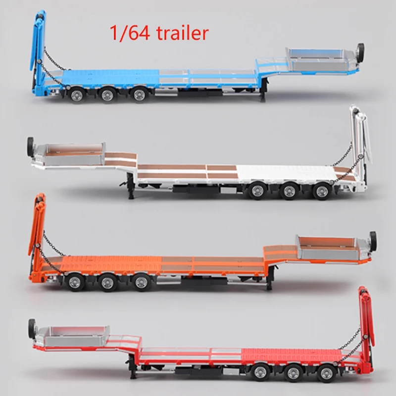 1:64 Flatbed Truck Trailer Diecast Model 1 1:64 Flatbed Truck Trailer Diecast Model