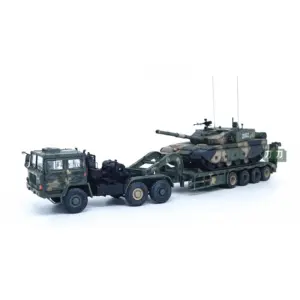 WELLY 1/72 Military Transport Truck and Tank Set