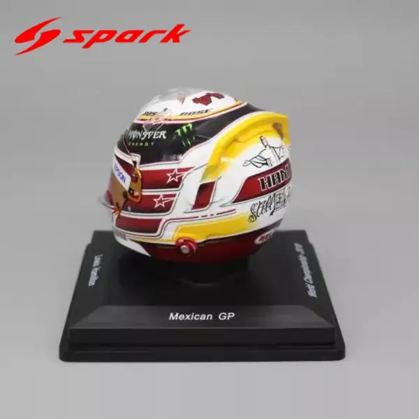 Hamilton F1 Champion Edition Helmet Miniature Model W10 - Image 4
