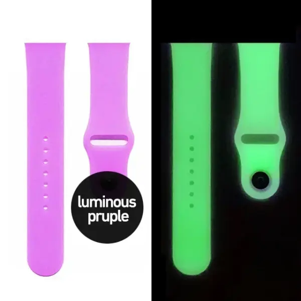 Luminous Silicone Strap for Apple Watch Ultra 2 - Image 8