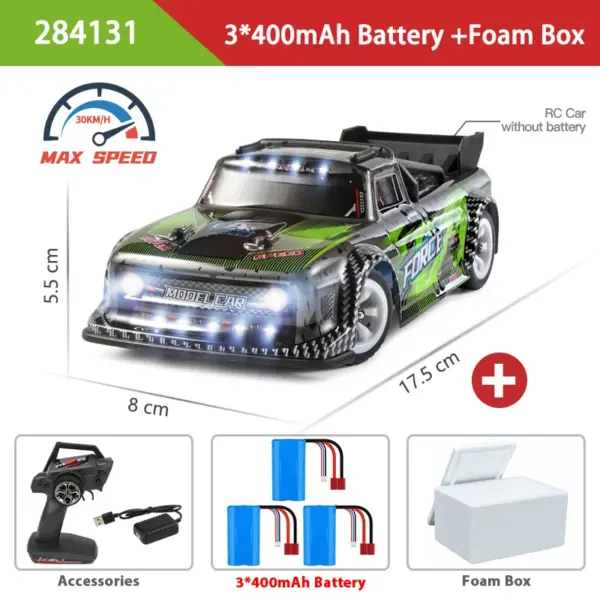 WLtoys 1:28 Scale 4WD High-Speed RC Car - Image 8