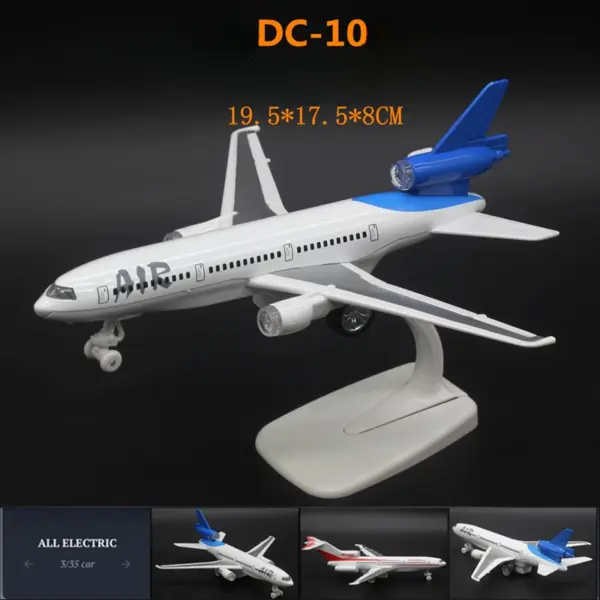 Boeing 727 & DC-10 Diecast Airplane Model - Image 3
