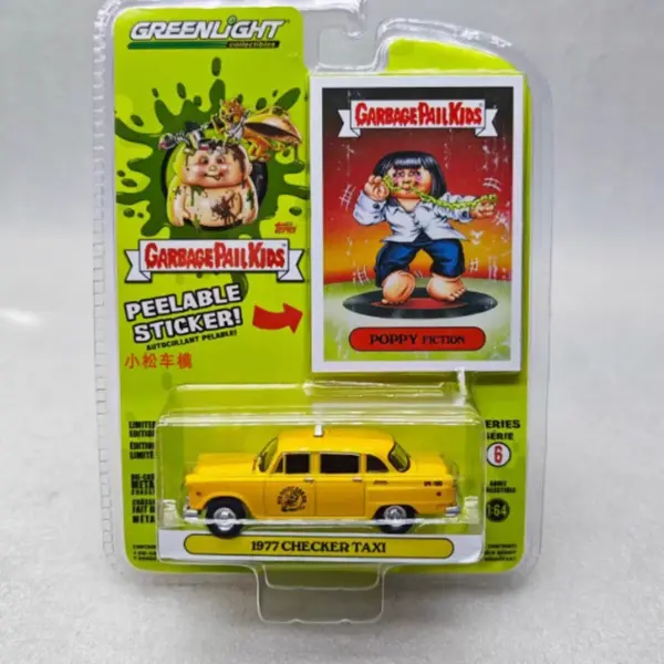 1:64 Scale 1977 Checker Taxi Diecast Model - Image 2