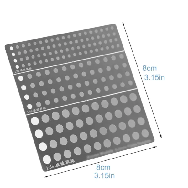 Model Static Grass Planting Template for Miniatures - Image 3