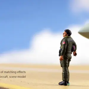 1/72 US Fighter Pilot Figurine Model 10 S1f3fea707f3f4dceb6b5622d29ea35bfw