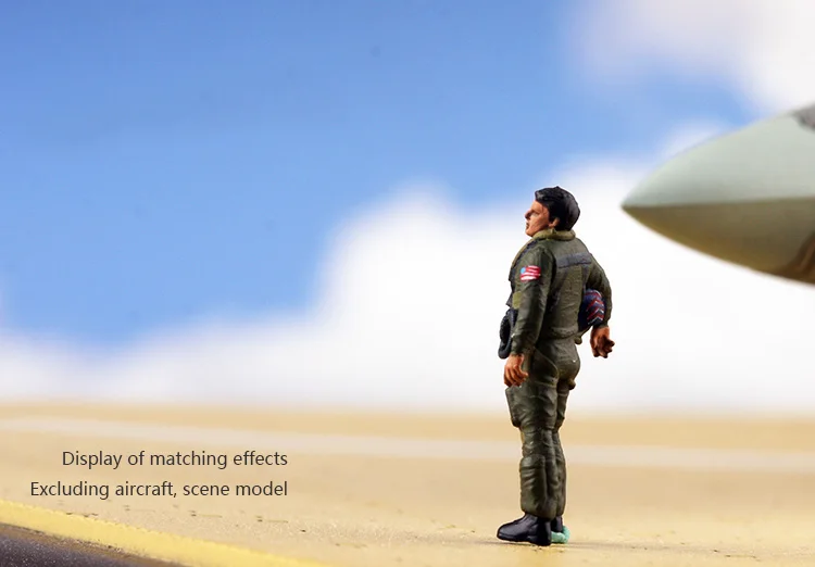 1/72 US Fighter Pilot Figurine Model 5 1/72 US Fighter Pilot Figurine Model - Image 5