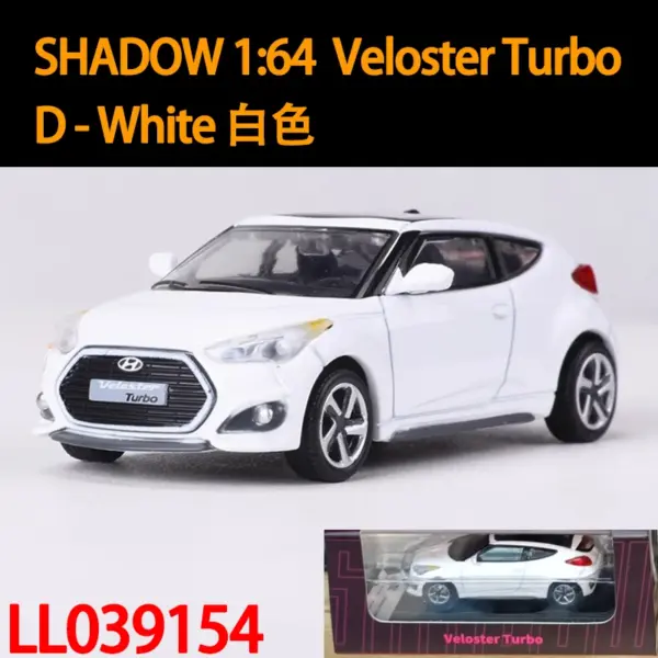 Welly Shadow 1:64 Veloster Turbo Diecast Model - Image 10