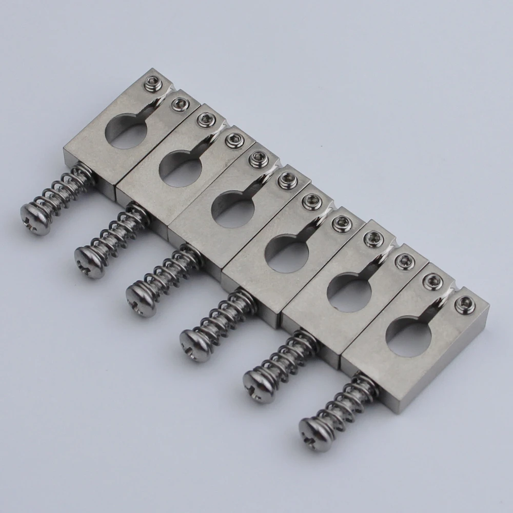 6 Pcs Stainless Steel Saddles for Guitar Bridge 3 6 Pcs Stainless Steel Saddles for Guitar Bridge - Image 3