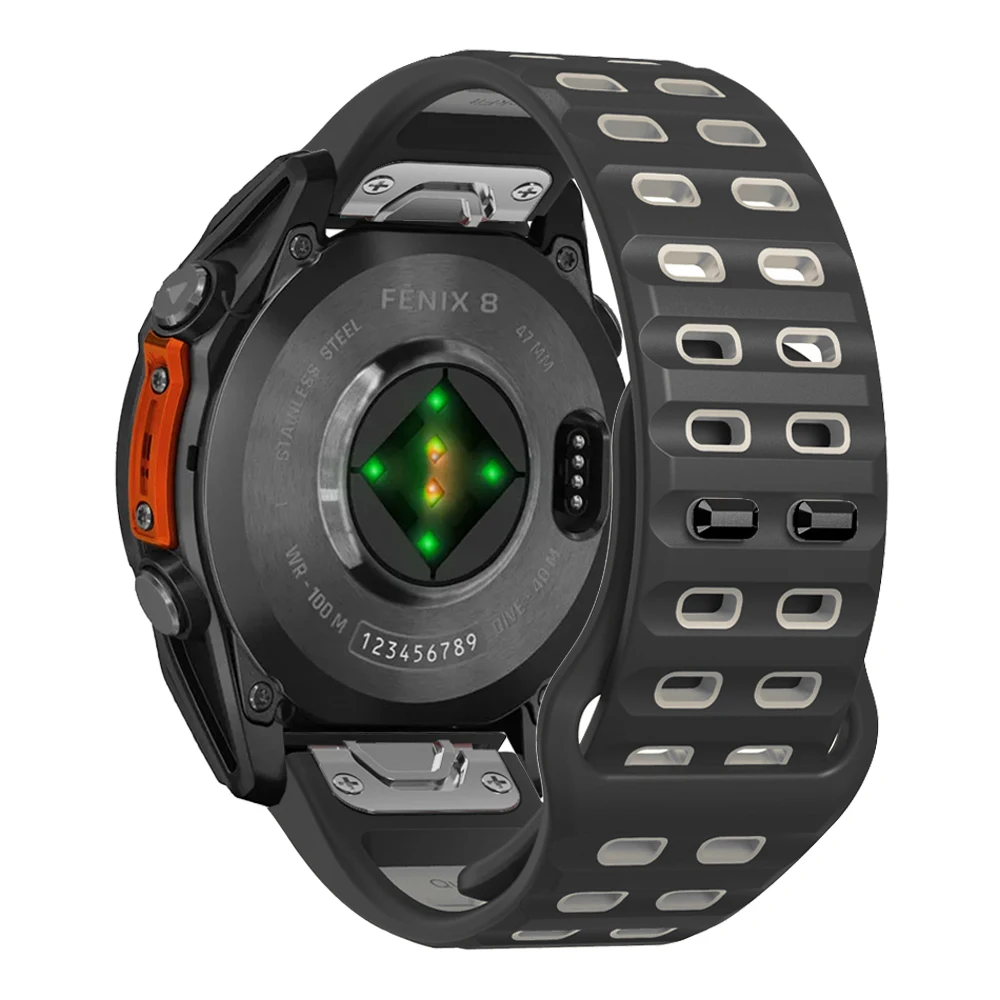 QuickFit Silicone Band for Garmin Fenix 8/7/6 2 QuickFit Silicone Band for Garmin Fenix 8/7/6 - Image 2