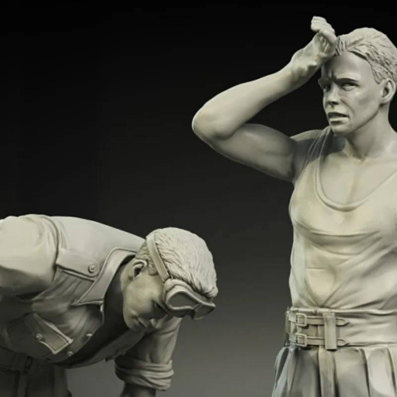 1/35 Scale Resin WWII Military Figure Kit 2 1/35 Scale Resin WWII Military Figure Kit - Image 2