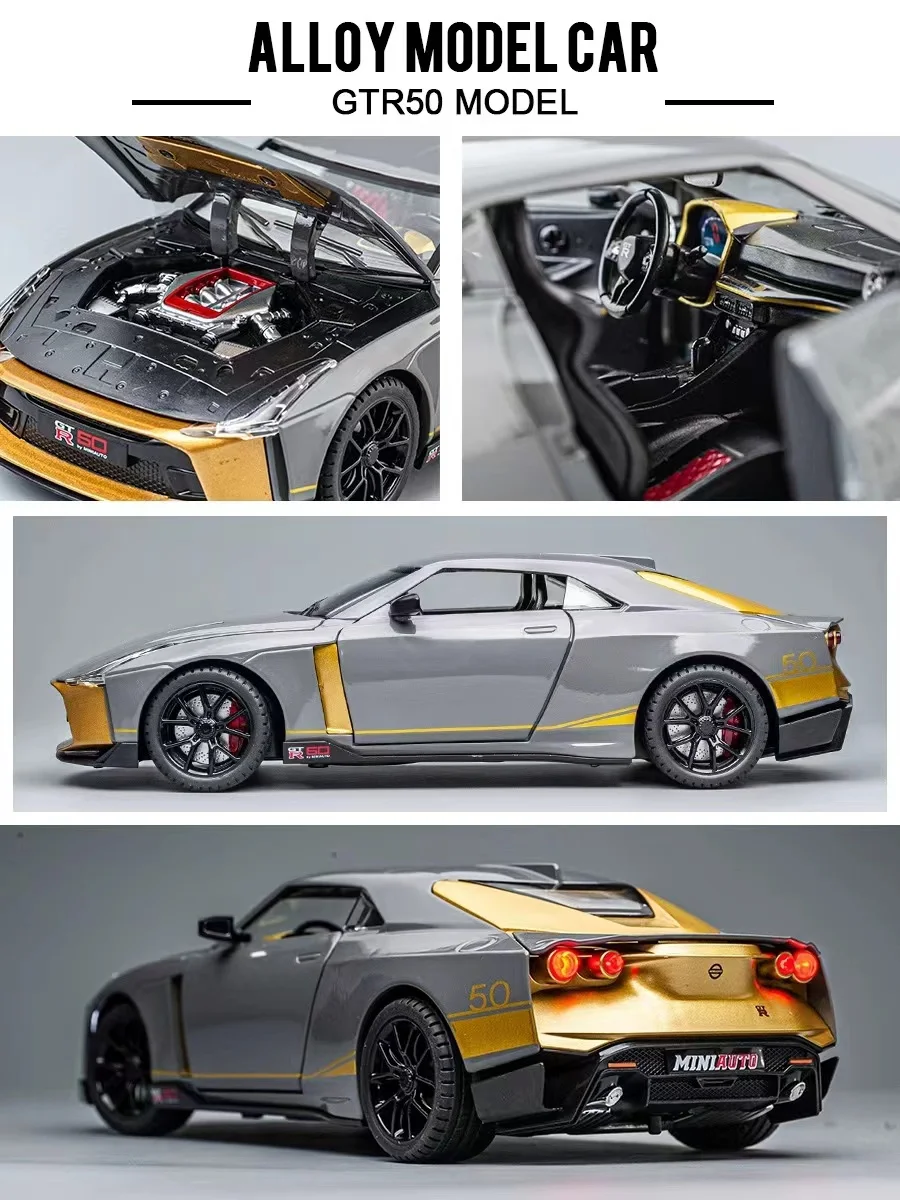 1:24 Alloy Niaasn GTR Sports Car Model 6 1:24 Alloy Niaasn GTR Sports Car Model - Image 6