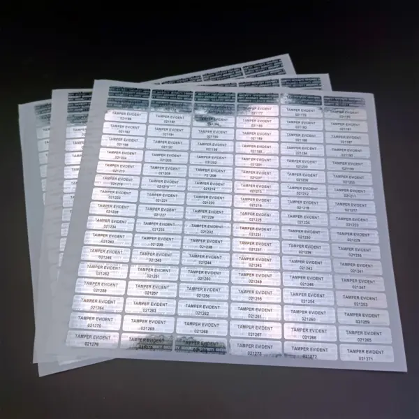 Holographic Tamper Proof Security Stickers 300pcs - Image 6