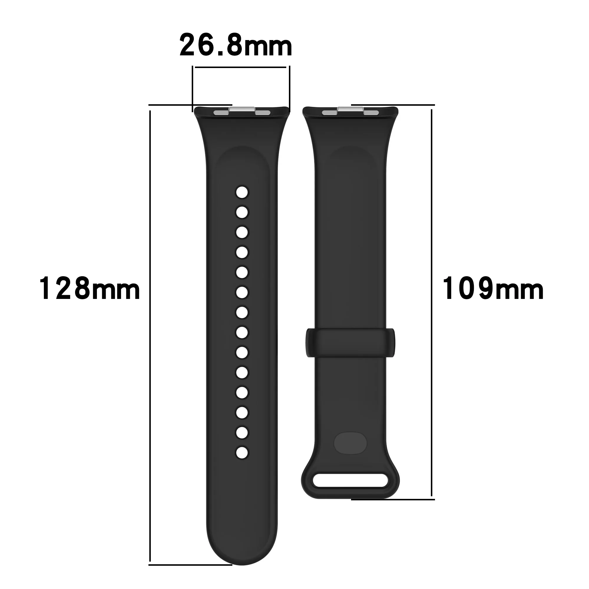 Silicone Strap for Xiaomi Mi Band 8/9 Pro 3 Silicone Strap for Xiaomi Mi Band 8/9 Pro - Image 3