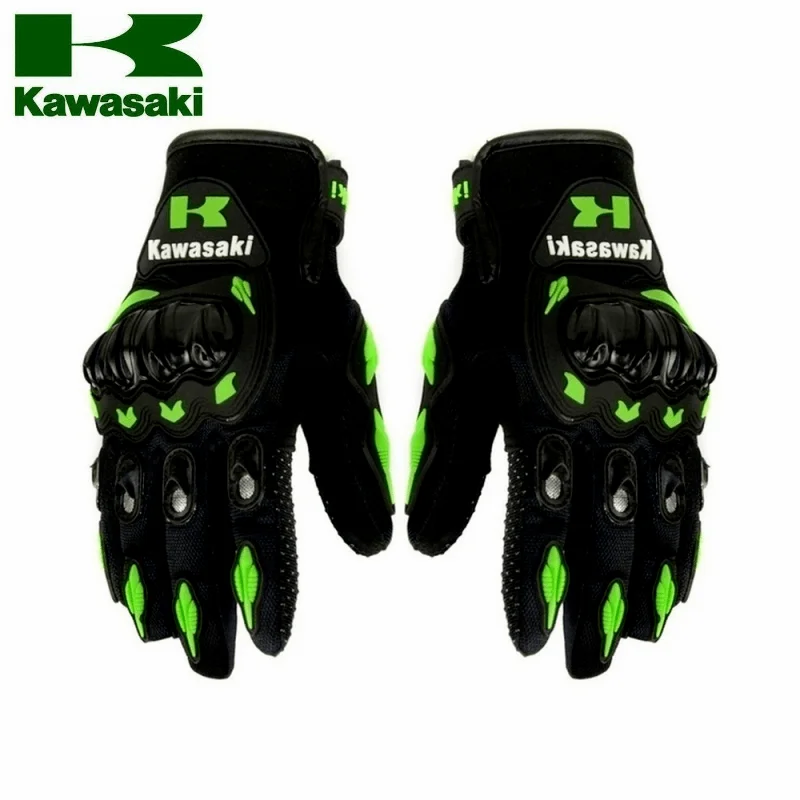 Kawasaki Summer Motocross Riding Gloves 2 Kawasaki Summer Motocross Riding Gloves - Image 2