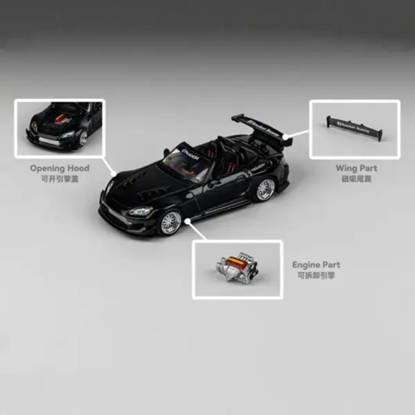 Rocket Bunny S2000 1:64 Scale Diecast Model - Image 3