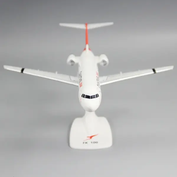 1:100 Scale QANTAS FK-100 Airplane Model - Image 5
