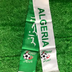 Algeria Football Scarf 14x130cm Satin Banner 8 S218b4392fd8a4e8ab772913f1a4b1c97s
