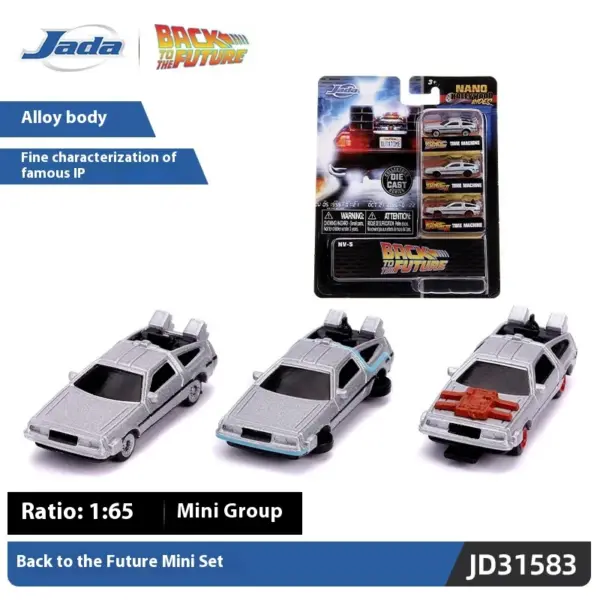 Back to the Future DeLorean Diecast Model - Image 2