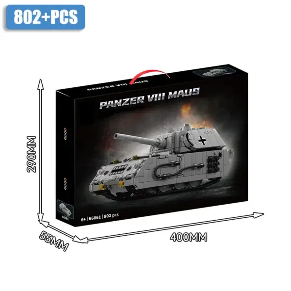 World War 2 Maus Tank Building Blocks Set - Image 8