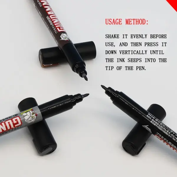 MR.HOBBY GM301 GM302 GM303 Permeating Paint Markers 3pcs - Image 6