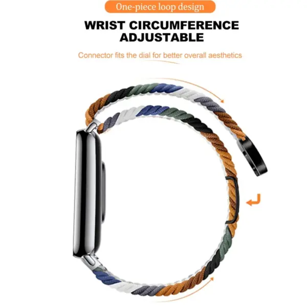 Magnetic Nylon Loop Band for Xiaomi Redmi Watch 4/5 - Image 4