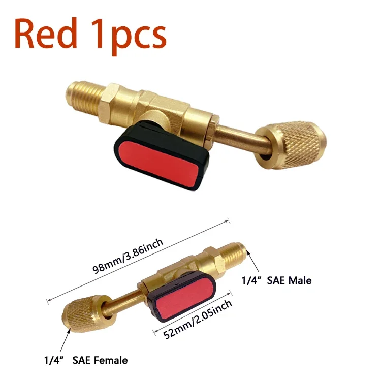 Refrigerant Ball Valve Adapter 1/4 inches SAE 14 Refrigerant Ball Valve Adapter 1/4 inches SAE - Image 14