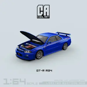 COOL ART 1:64 Nissan GT-R R34 Diecast Model 7 S22b7e133c47444329bbff0f61571c159R