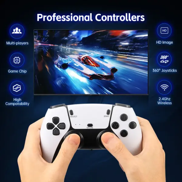 M15 4K Mini Game Console with Dual Controllers - Image 3