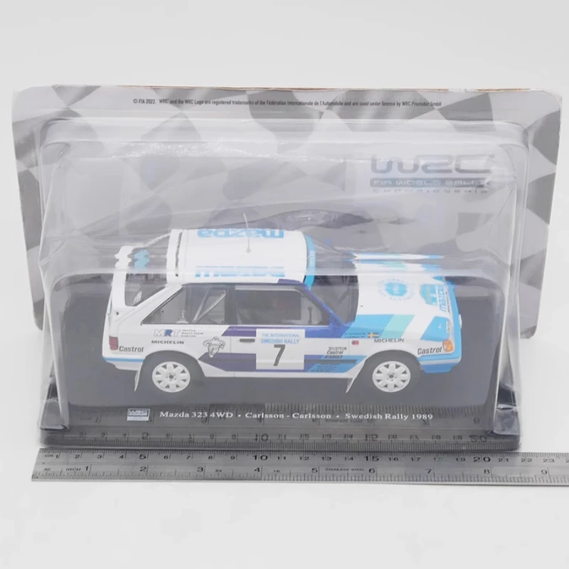 Mazda 323 4WD WRC 1989 Diecast Model 1:24 6 Mazda 323 4WD WRC 1989 Diecast Model 1:24 - Image 6