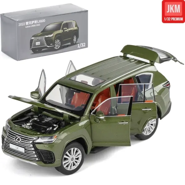 Lexus LX570 LX600 1:32 Diecast SUV Toy Model - Image 10