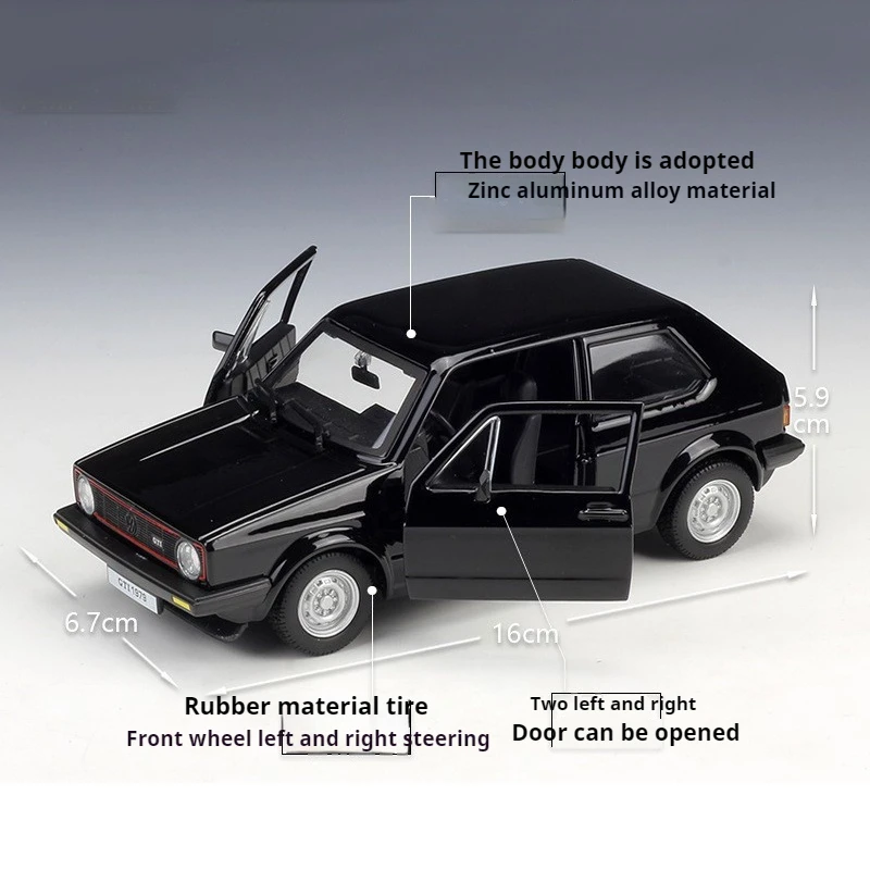 Bburago 1:24 Golf MK1 GTI Alloy Model 5 Bburago 1:24 Golf MK1 GTI Alloy Model - Image 5