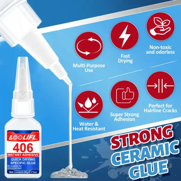 20ml Super Strong Fast-Drying Repair Glue - Image 3
