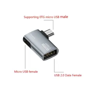 Micro USB to USB OTG Adapter for Devices 9 S23f5c4fb1c274d1db84fad173c227f96F