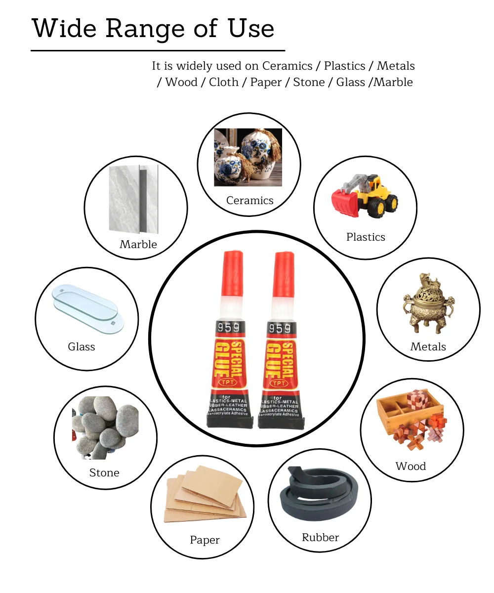 502 Instant Strong Liquid Super Glue for Metal Plastic Glass 6 502 Instant Strong Liquid Super Glue for Metal Plastic Glass - Image 6