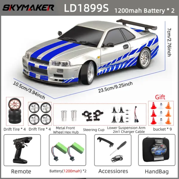 Skymaker LD1899 1/18 RC Drift Car - Image 7