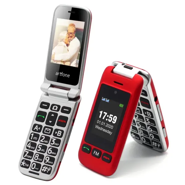Artfone C10 Flip Senior Phone with Dual LCD - Image 2