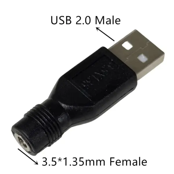 USB to DC 5.5x2.1mm Power Adapter Connector - Image 7