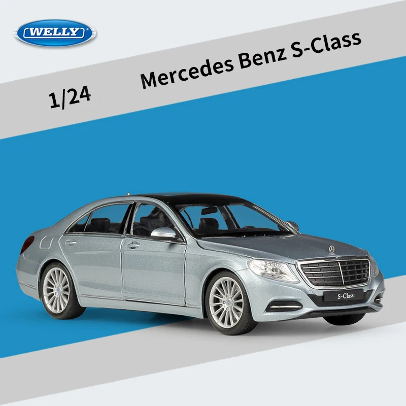 WELLY 1:24 Scale Mercedes Benz S-Class Model 2 WELLY 1:24 Scale Mercedes Benz S-Class Model - Image 2