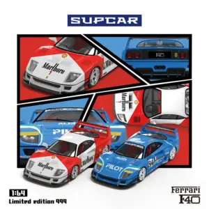 Supcar F40 Marlboro Blue 1/64 Diecast Model 7 S24b28f868be8476c830a67c9446d75d3w