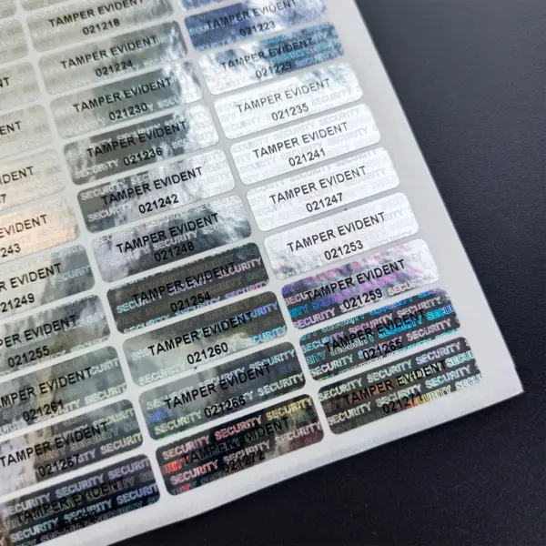 Holographic Tamper Proof Security Stickers 300pcs - Image 5