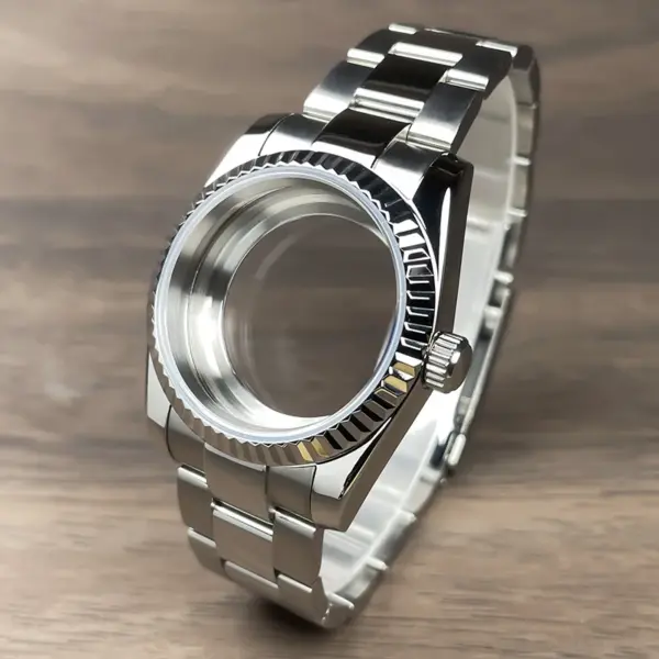 Fluted Bezel Watch Case for NH35 NH36 Movement - Image 12