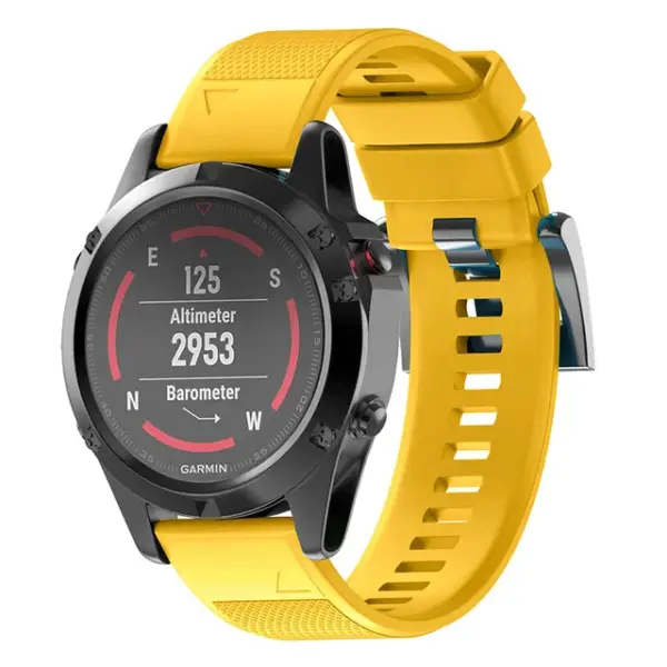 Silicone Watch Strap for Garmin Fenix Series - Image 8