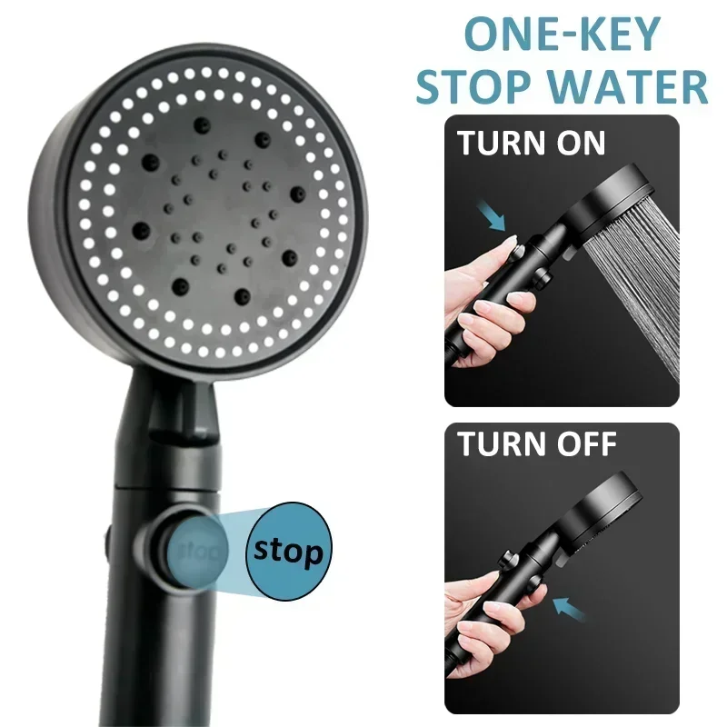 5-Mode Water-Saving Shower Head for Bathroom 4 5-Mode Water-Saving Shower Head for Bathroom - Image 4