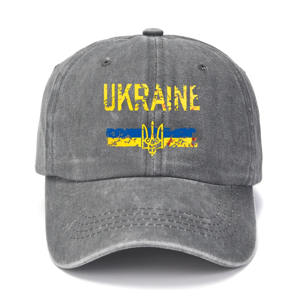 Ukraine Washed Cotton Retro Baseball Cap 9 Ukraine Washed Cotton Retro Baseball Cap - Image 9
