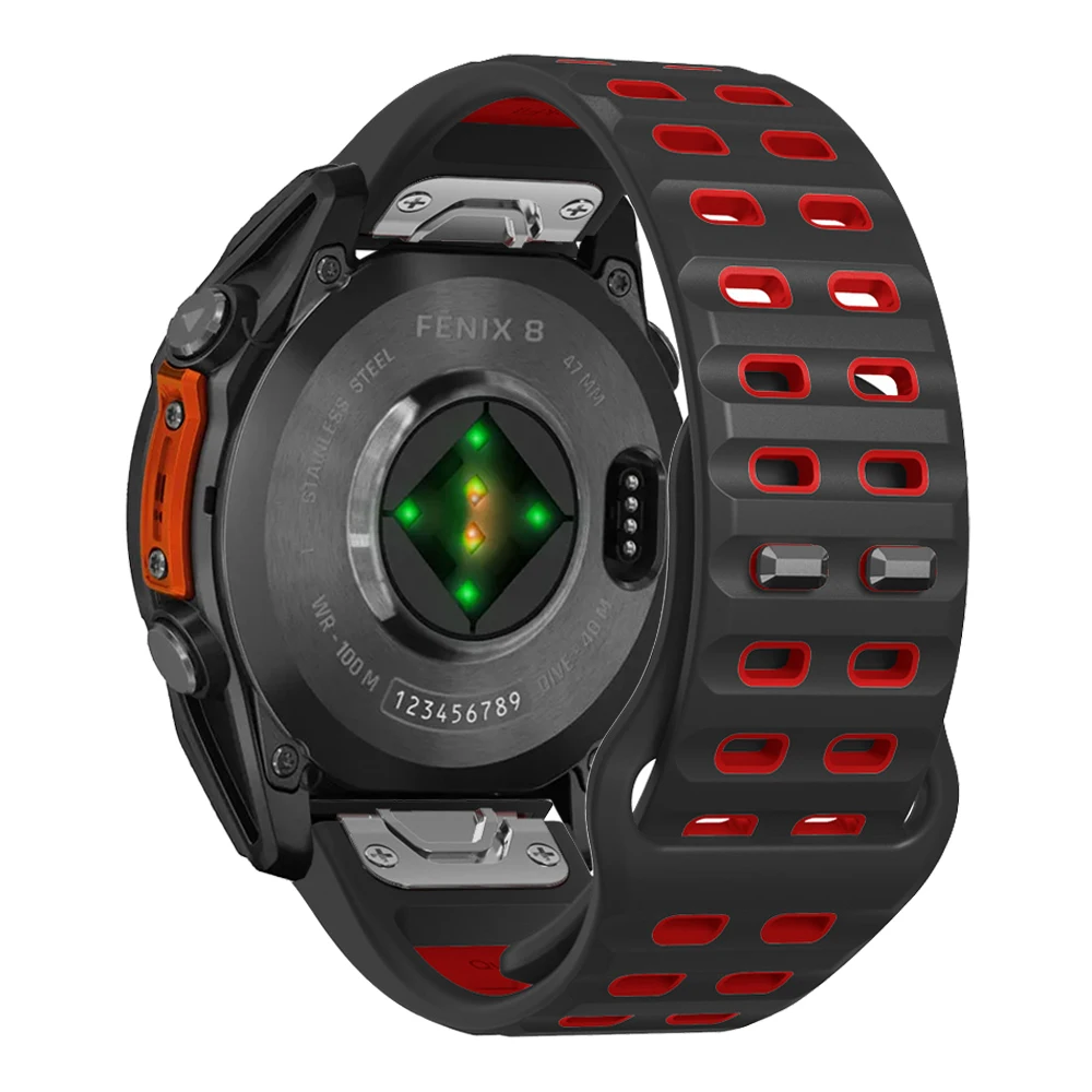 QuickFit Silicone Band for Garmin Fenix 8/7/6 14 QuickFit Silicone Band for Garmin Fenix 8/7/6 - Image 14