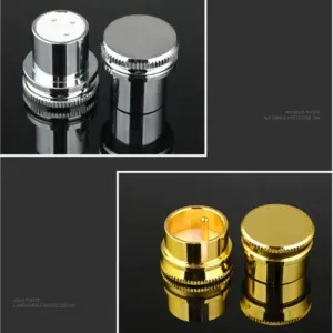 3-Piece Gold & Rhodium RCA/XLR Plug Protectors Set 11 S2764824083cc4c19ac077e5a70b12d250