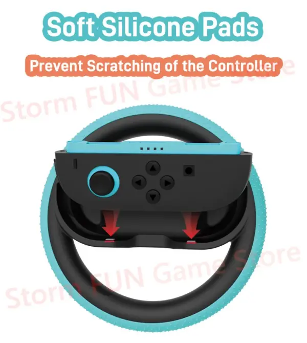 Switch Joy Con Racing Wheel Set for Mario Kart - Image 6