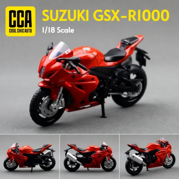 Kawasaki Ninja H2R 1:18 Diecast Motorcycle Model - Image 10