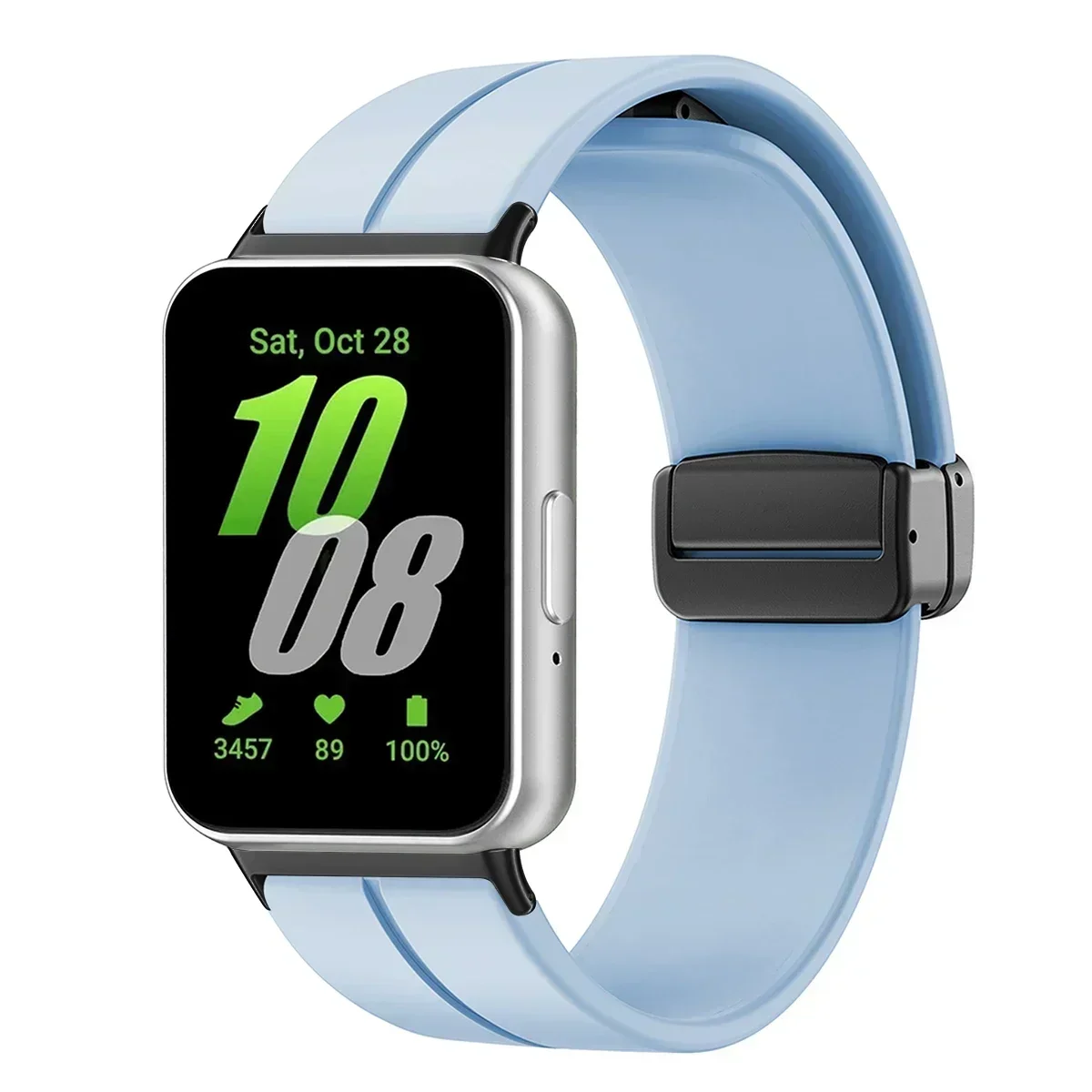 Silicone Strap for Samsung Galaxy Fit 3 SSB0714 22 Silicone Strap for Samsung Galaxy Fit 3 SSB0714 - Image 22